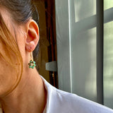 Sea Green Blossom Earrings