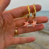 Star fish Hoops